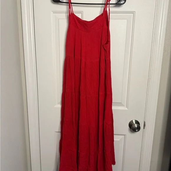 Aberdeen Shoulder Tie Tiered Maxi Dress - Vici - Picture 3 of 4